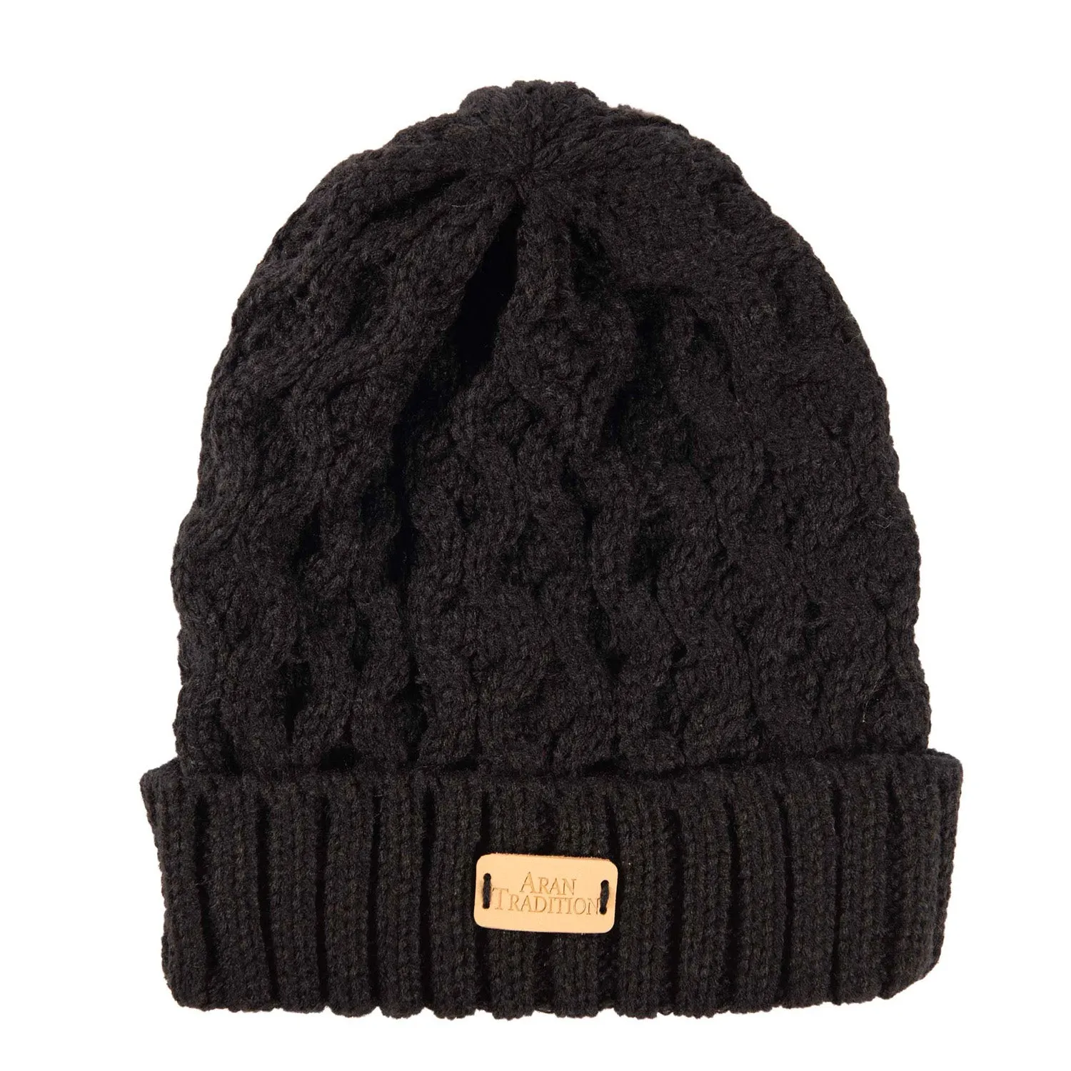 Unisex Aran Cable Beanie Hat
