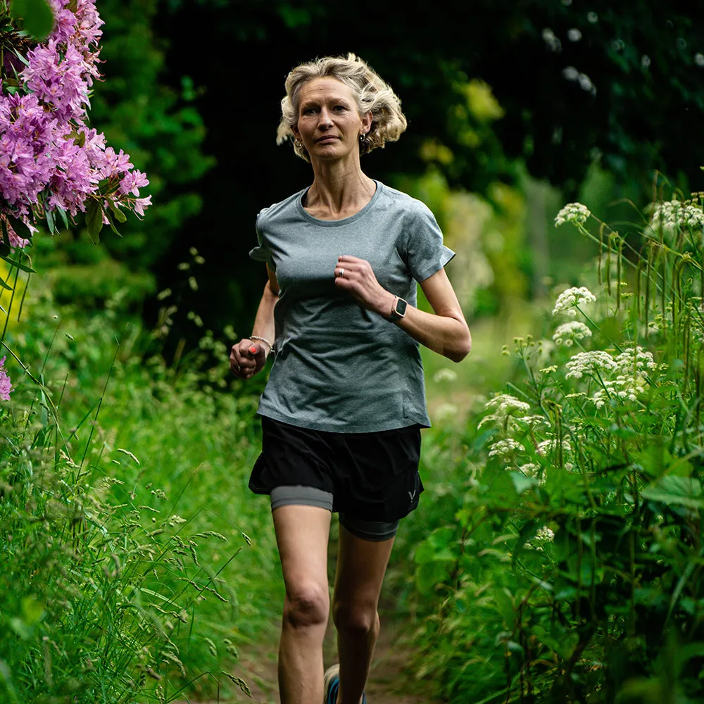 Womens Volta Tech Tee (Dusk Blue)